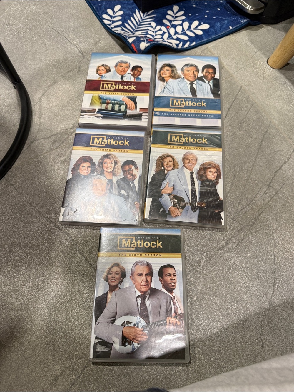 Matlock TV Series DVD Box Set - Assorted Season Cases - Gray, Blue, White